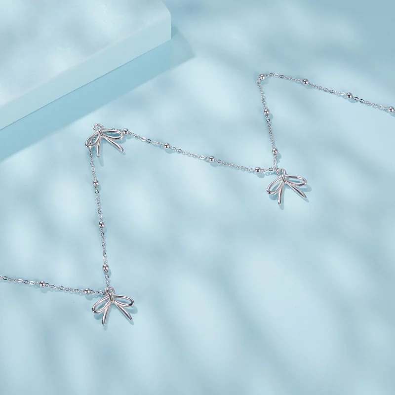 (image pour) Collier nœud style PANDORA - SCN529 - Afficher 4