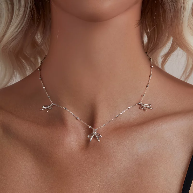 (image pour) Collier nœud style PANDORA - SCN529 - Afficher 5