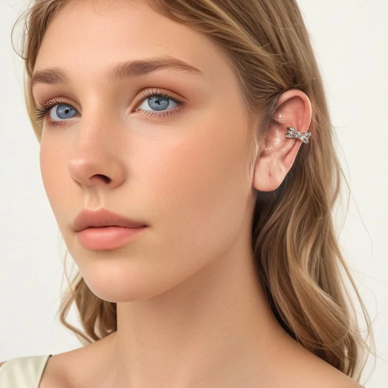 (image pour) PANDORA Boucle d'oreille Serre-tête Style Nœud - YIE248 - Afficher 7