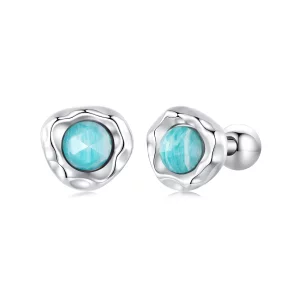 PANDORA Style Boucles d'oreilles en Amazonite - BSE1056 (image pour) PANDORA Style Boucles d'oreilles en Amazonite - BSE1056