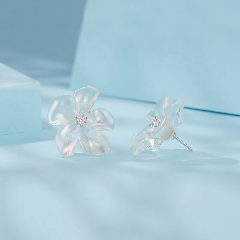 (image pour) PANDORA Style Boucles d'oreilles fleurs fraîches - SCE1804 - Afficher 4