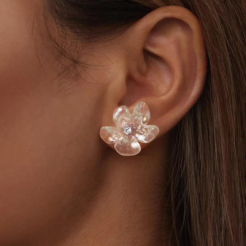 (image pour) PANDORA Style Boucles d'oreilles fleurs fraîches - SCE1804 - Afficher 6
