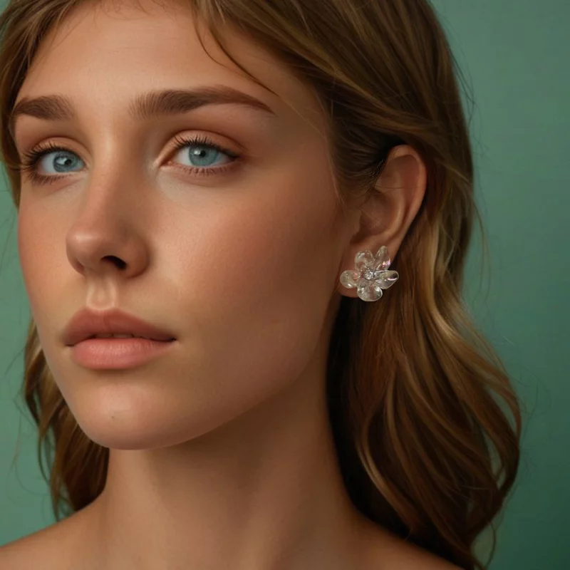 (image pour) PANDORA Style Boucles d'oreilles fleurs fraîches - SCE1804 - Afficher 7