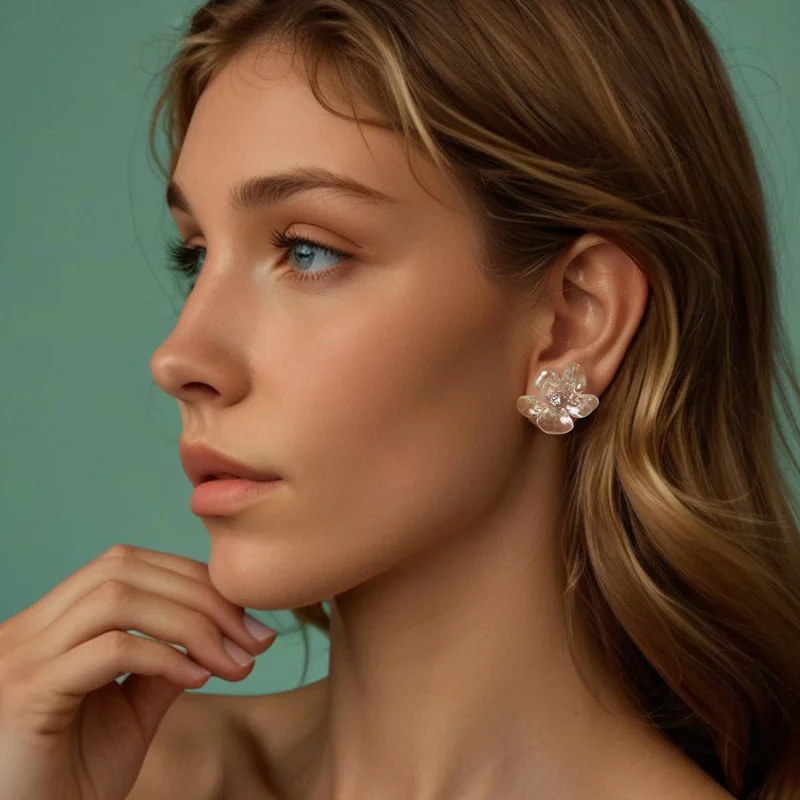 (image pour) PANDORA Style Boucles d'oreilles fleurs fraîches - SCE1804 - Afficher 8