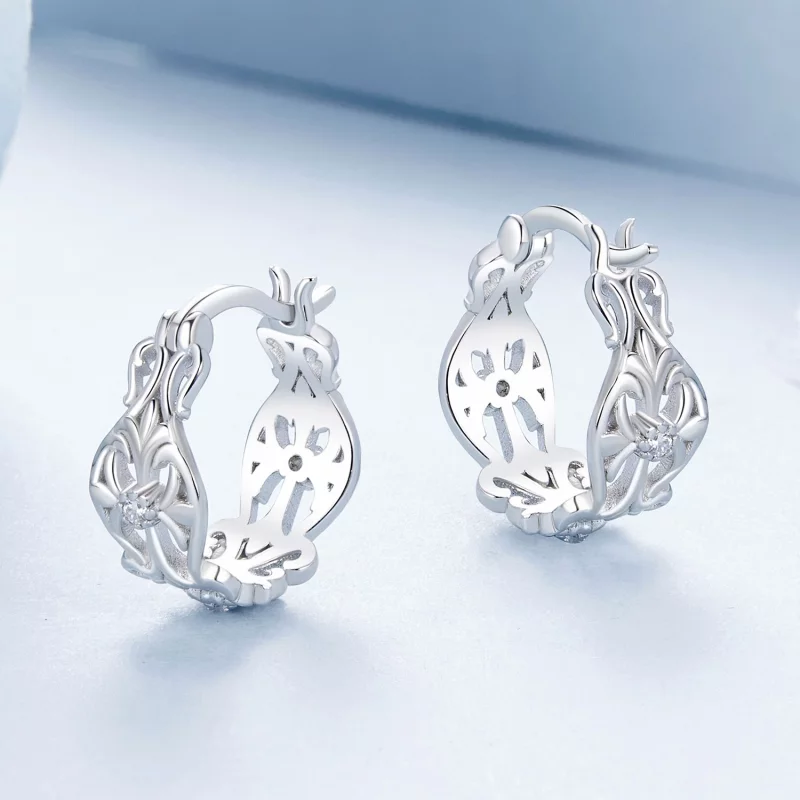 (image pour) PANDORA Style Boucles d'oreilles motif palais vintage - BSE1055 - Afficher 3