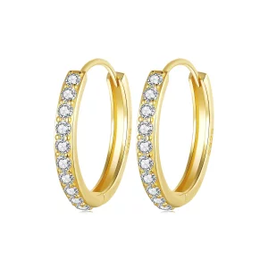 (image pour) PANDORA Style Boucles d'oreilles simples en argent sterling - BSE1060-BL