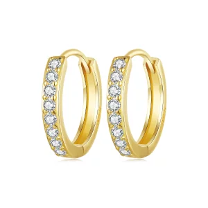 (image pour) PANDORA Style Boucles d'oreilles simples en argent sterling - BSE1060-BM