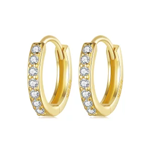 (image pour) PANDORA Style Boucles d'oreilles simples en argent sterling - BSE1060-BS