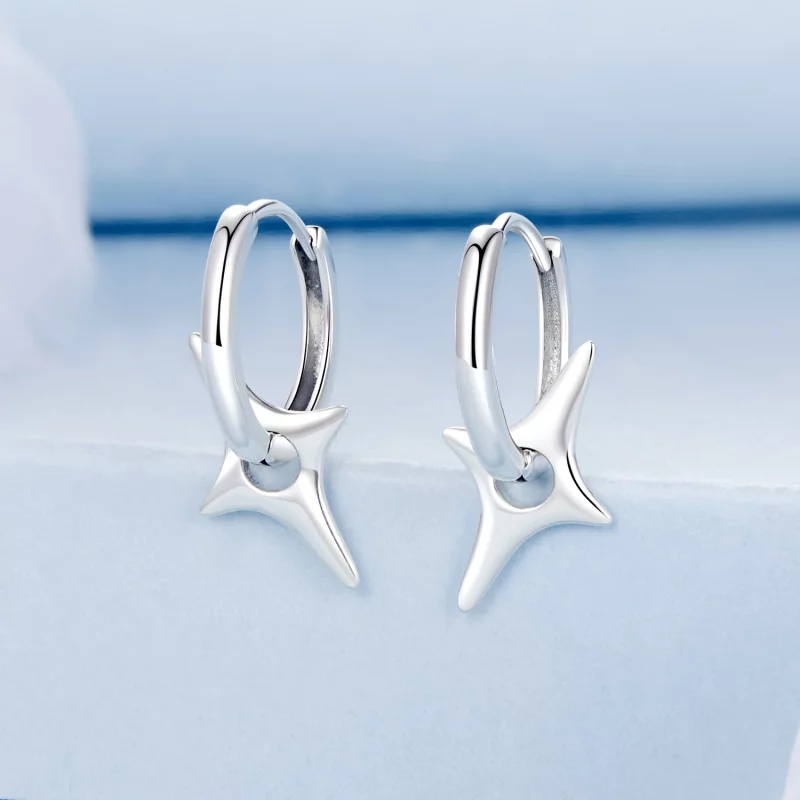 (image pour) PANDORA Style Boucles d'oreilles Étoilées - BSE1083 - Afficher 2