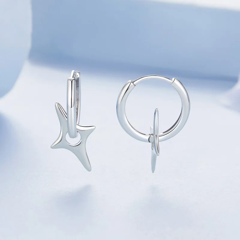 (image pour) PANDORA Style Boucles d'oreilles Étoilées - BSE1083 - Afficher 3