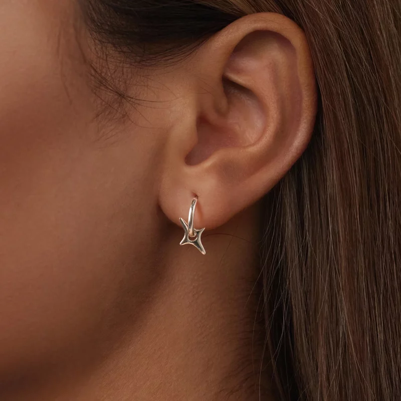 (image pour) PANDORA Style Boucles d'oreilles Étoilées - BSE1083 - Afficher 6