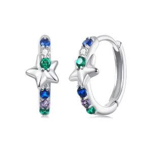 PANDORA Style Boucles d'oreilles étoiles colorées - BSE1048 (image pour) PANDORA Style Boucles d'oreilles étoiles colorées - BSE1048