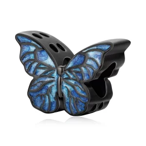 PANDORA Style Charme Papillon Sombre - BSC550 (image pour) PANDORA Style Charme Papillon Sombre - BSC550