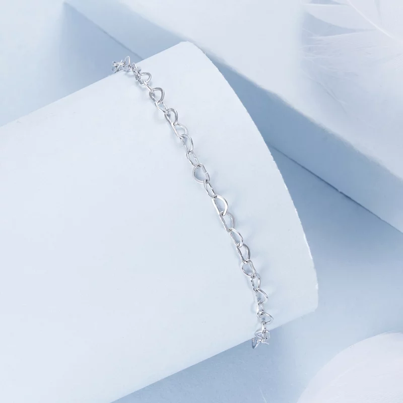(image pour) PANDORA Style Cheville Cœur - BST007 - Afficher 2