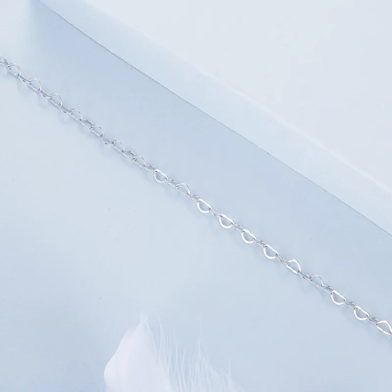 (image pour) PANDORA Style Cheville Cœur - BST007 - Afficher 4