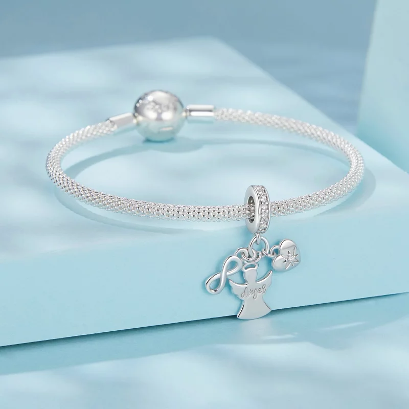 (image pour) PANDORA Style Gardien Ange Pendentif - SCC2902 - Afficher 3