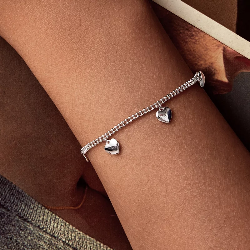 (image pour) PANDORA Style Love double layer beads bracelet - BSB190 - Afficher 3