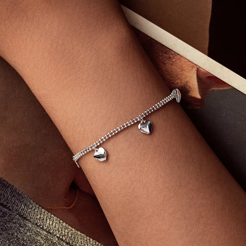 (image pour) PANDORA Style Love double layer beads bracelet - BSB190 - Afficher 5