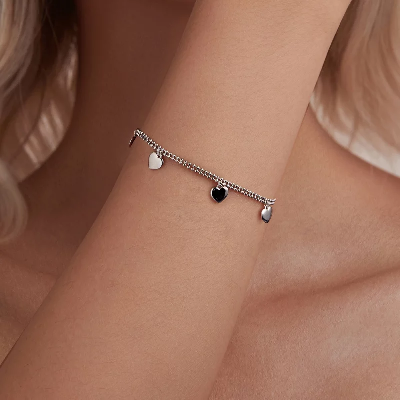 (image pour) PANDORA Style Love double layer beads bracelet - BSB190 - Afficher 6
