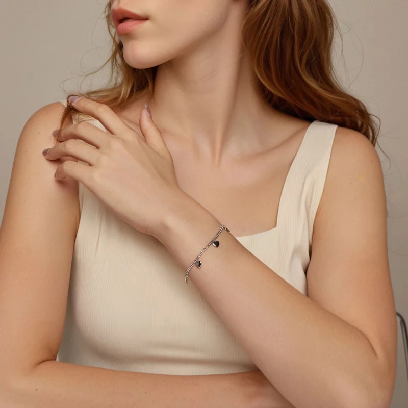 (image pour) PANDORA Style Love double layer beads bracelet - BSB190 - Afficher 7
