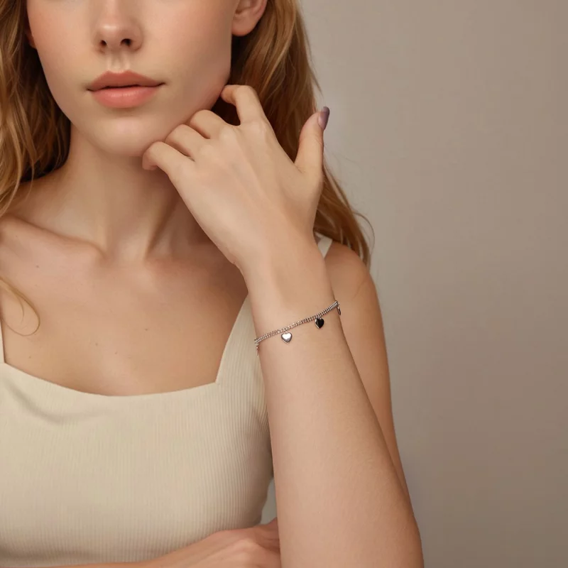 (image pour) PANDORA Style Love double layer beads bracelet - BSB190 - Afficher 8