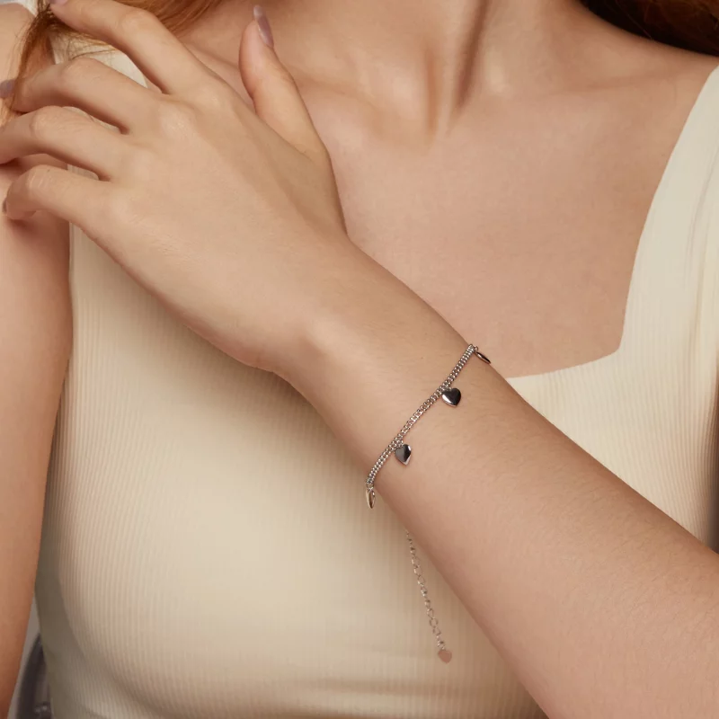 (image pour) PANDORA Style Love double layer beads bracelet - BSB190 - Afficher 9