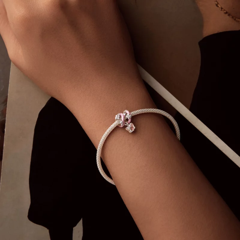 (image pour) PANDORA Style Papillon Amour Fleur Perles - SCC2828 - Afficher 6