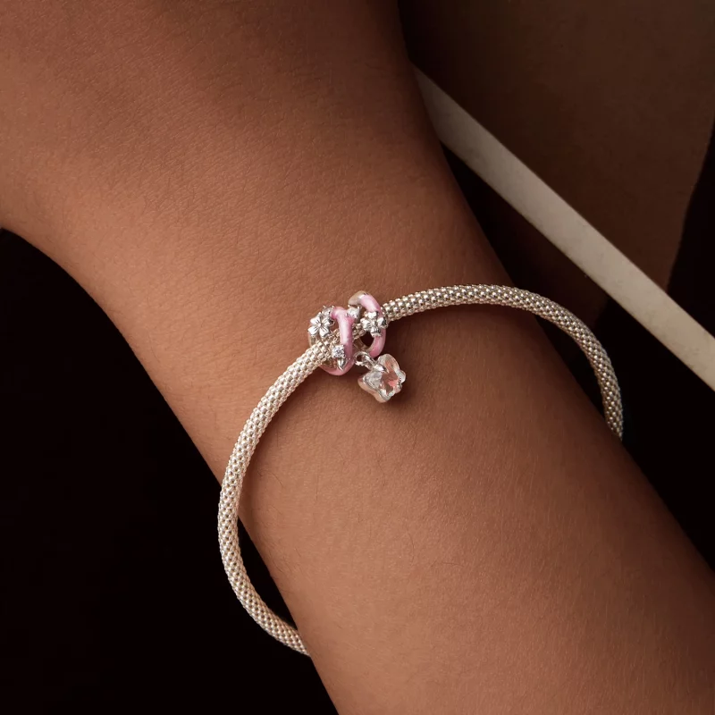 (image pour) PANDORA Style Papillon Amour Fleur Perles - SCC2828 - Afficher 7