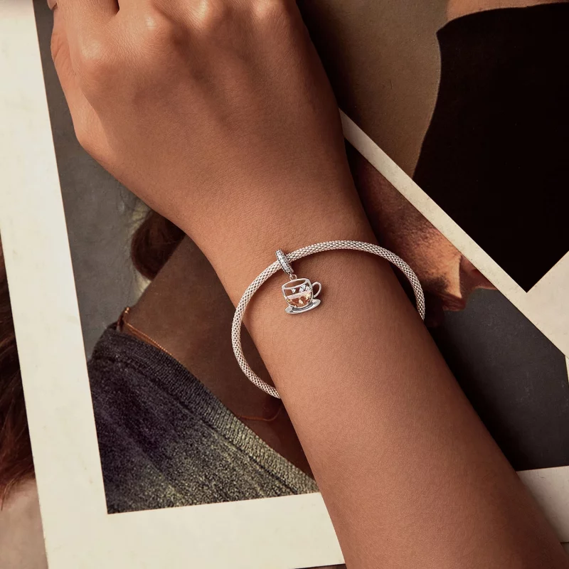 (image pour) PANDORA Style Pendent café intéressant - SCC2842 - Afficher 6