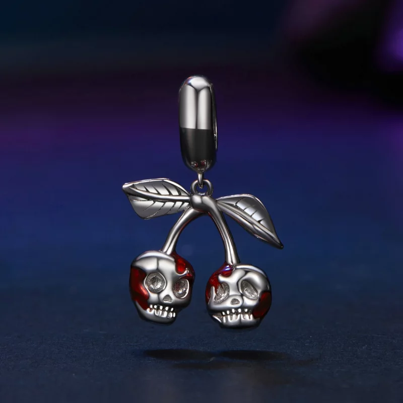 (image pour) PANDORA Style Pendent Crâne Cerise - SCC2904 - Afficher 2