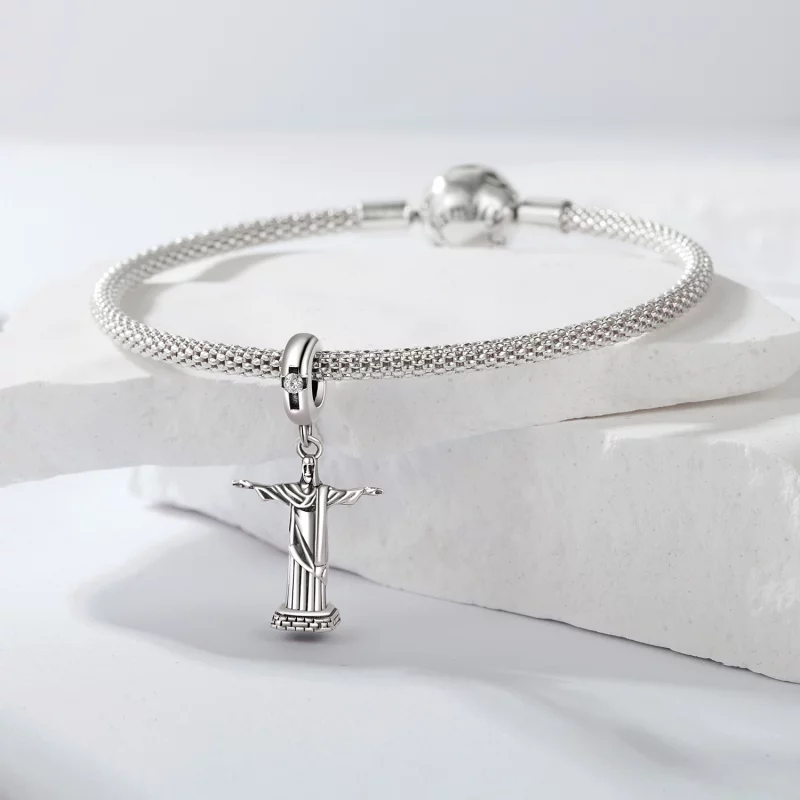 (image pour) PANDORA Style Pendent Le Christ Rédempteur - SCC2875 - Afficher 4