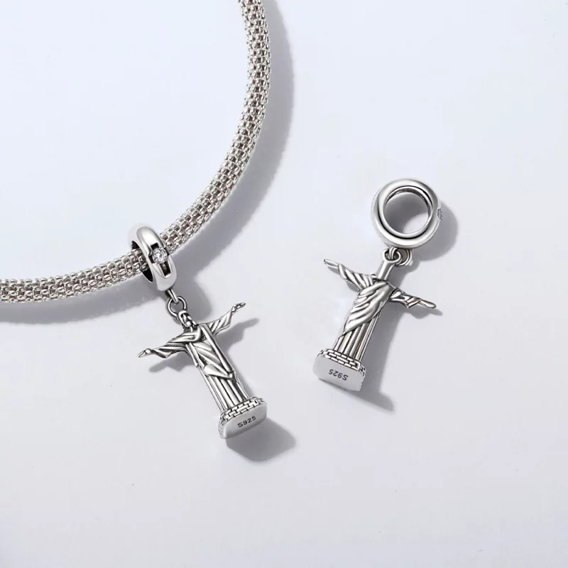 (image pour) PANDORA Style Pendent Le Christ Rédempteur - SCC2875 - Afficher 5