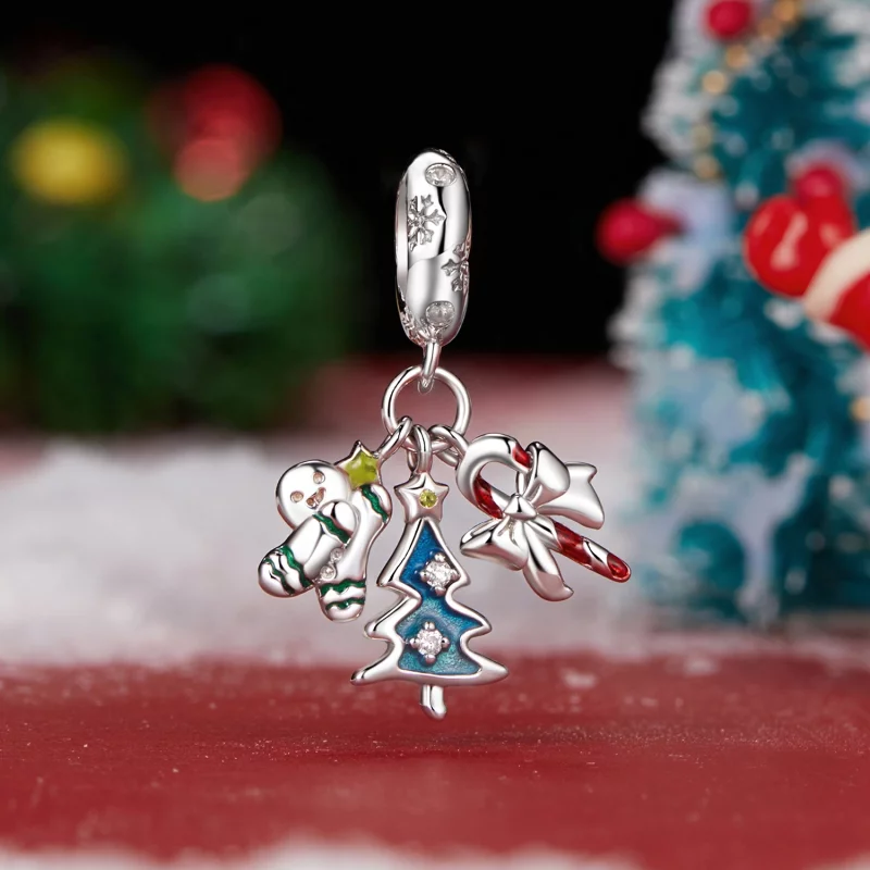 (image pour) PANDORA Style Pendent Noël Joie - SCC2914 - Afficher 2