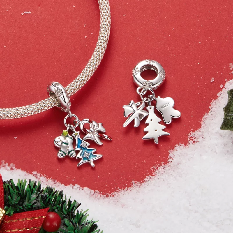 (image pour) PANDORA Style Pendent Noël Joie - SCC2914 - Afficher 4