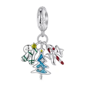 PANDORA Style Pendent Noël Joie - SCC2914 (image pour) PANDORA Style Pendent Noël Joie - SCC2914