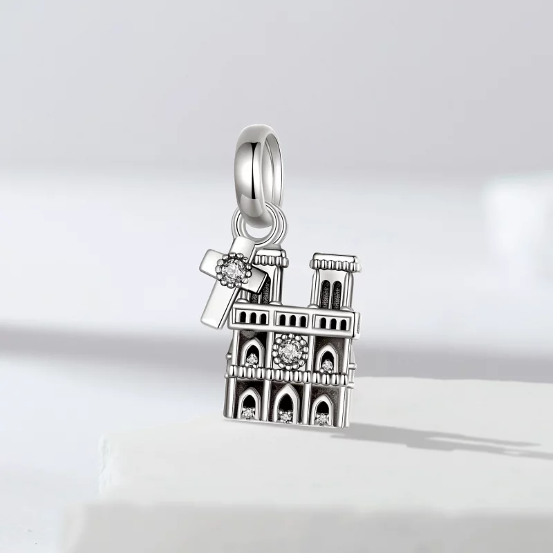 (image pour) PANDORA Style Pendentif Notre-Dame de Paris - SCC2873 - Afficher 2