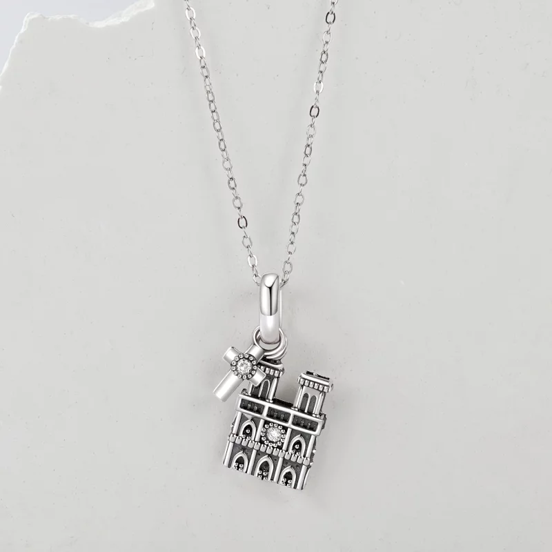 (image pour) PANDORA Style Pendentif Notre-Dame de Paris - SCC2873 - Afficher 3