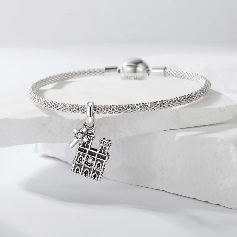 (image pour) PANDORA Style Pendentif Notre-Dame de Paris - SCC2873 - Afficher 4