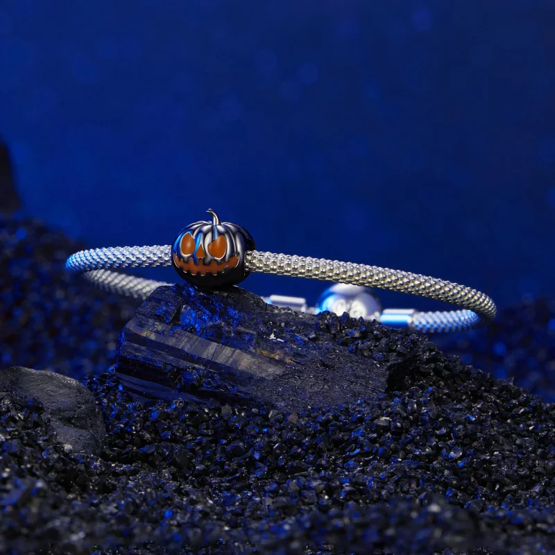 (image pour) PANDORA Style Perles de Lanterne Citrouille - SCC2899 - Afficher 6