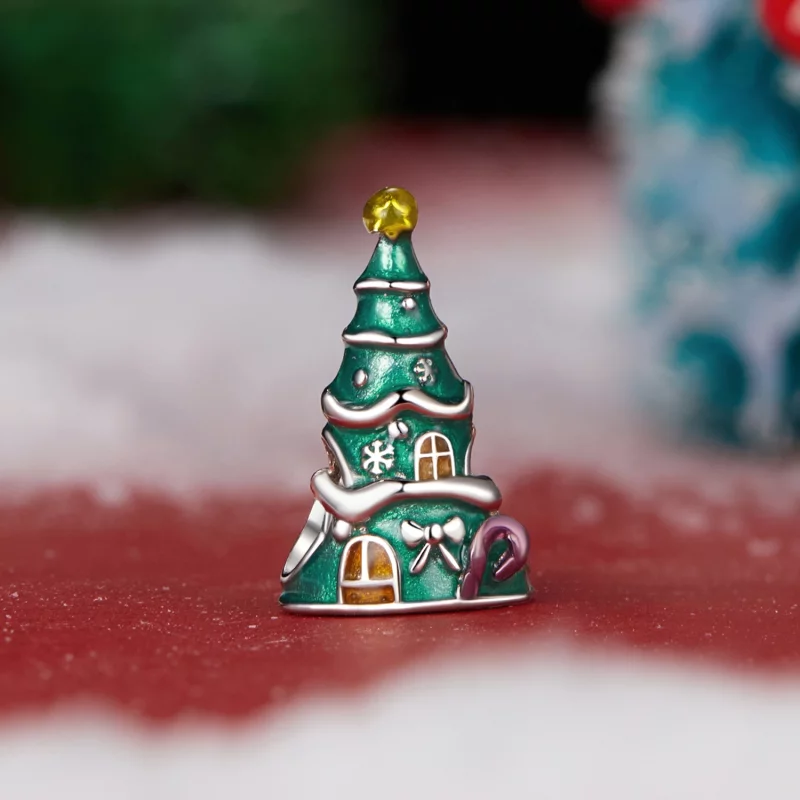 (image pour) PANDORA Style Perles de maison de Noël - SCC2916 - Afficher 2