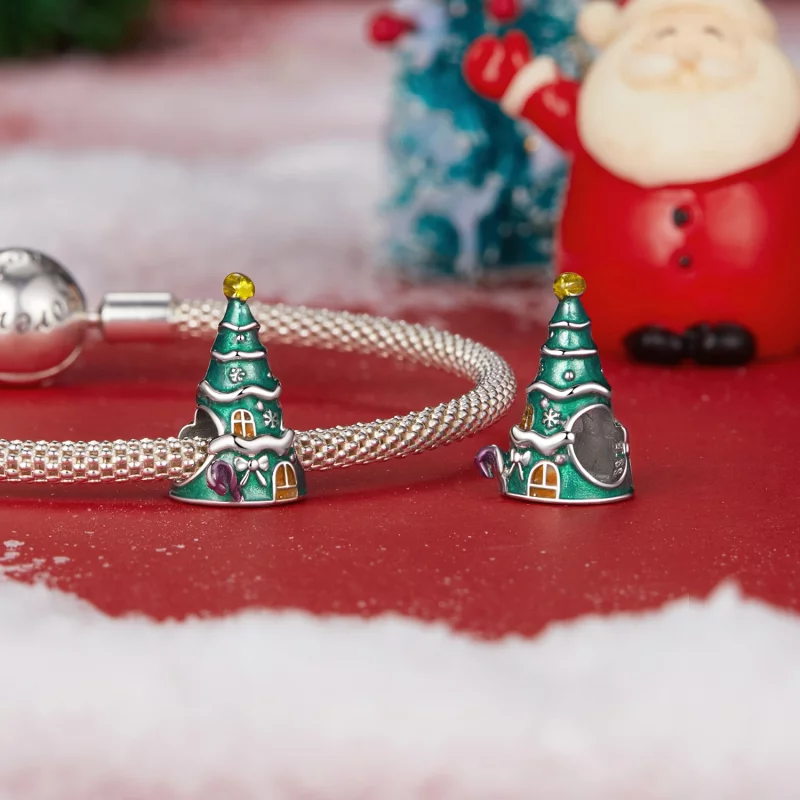 (image pour) PANDORA Style Perles de maison de Noël - SCC2916 - Afficher 4