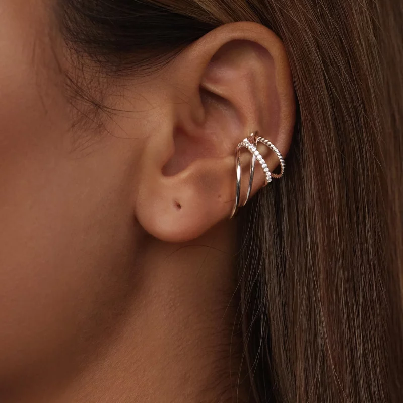 (image pour) PANDORA Style Serre-oreille multicouche - BSE1063 - Afficher 6