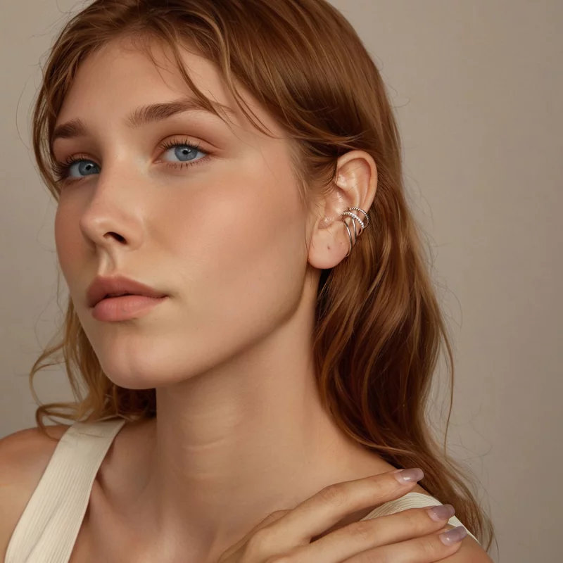 (image pour) PANDORA Style Serre-oreille multicouche - BSE1063 - Afficher 8