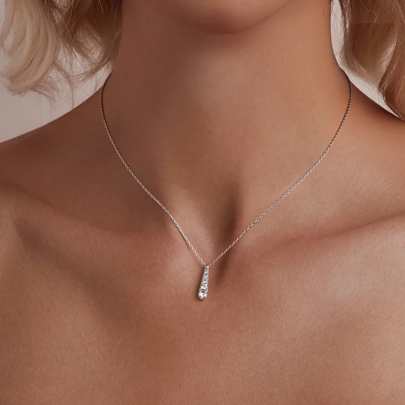 (image pour) PANDORA Style Tempérament collier goutte d'eau - BSN399 - Afficher 4