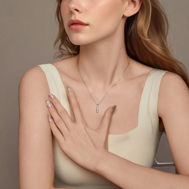 (image pour) PANDORA Style Tempérament collier goutte d'eau - BSN399 - Afficher 6