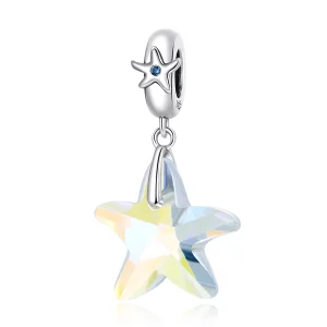 PANDORA Style Étoile de mer en verre à pendouiller - BSC599 (image pour) PANDORA Style Étoile de mer en verre à pendouiller - BSC599