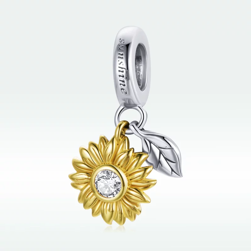 (image pour) PANDORA Style Tournesol scintillant Pendentif - BSC462 - Afficher 3