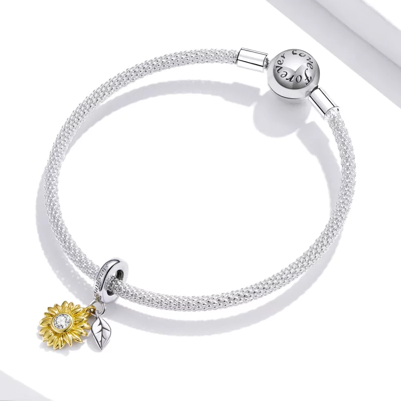 (image pour) PANDORA Style Tournesol scintillant Pendentif - BSC462 - Afficher 5