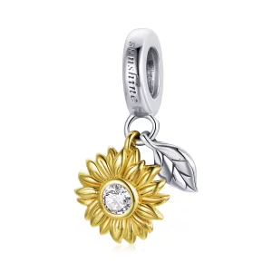 (image pour) PANDORA Style Tournesol scintillant Pendentif - BSC462