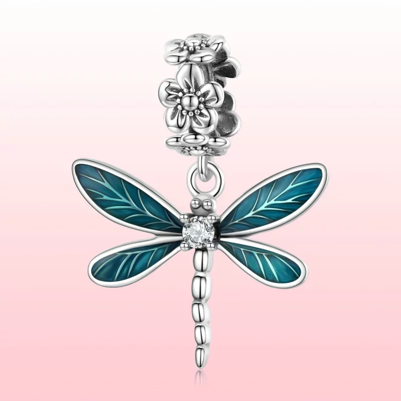 (image pour) Pendent Magnifique de Libellule Style PANDORA - BSC521 - Afficher 4